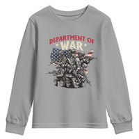 Department of War Est 2025 Youth Sweatshirt Patriotic Combat Squad Tactical Soldiers Graphic - Wonder Print Shop
