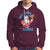 Santa Hanukkah Hoodie Not Today Santa Chanukah Jewish Festival Jew Hanukkah - Wonder Print Shop