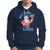 Santa Hanukkah Hoodie Not Today Santa Chanukah Jewish Festival Jew Hanukkah - Wonder Print Shop