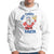 Santa Hanukkah Hoodie Not Today Santa Chanukah Jewish Festival Jew Hanukkah - Wonder Print Shop