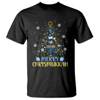 Christmas Hanukkah T Shirt Merry Christmukkah Jewish Christmas Tree Chanukah Hanukkah - Wonder Print Shop