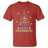 Christmas Hanukkah T Shirt Merry Christmukkah Jewish Christmas Tree Chanukah Hanukkah - Wonder Print Shop