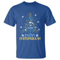 Christmas Hanukkah T Shirt Merry Christmukkah Jewish Christmas Tree Chanukah Hanukkah - Wonder Print Shop