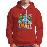 Christmas Hanukkah Hoodie Merry Christmukkah Jewish Christmas Trees Chanukah Hanukkah - Wonder Print Shop