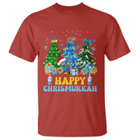 Christmas Hanukkah T Shirt Merry Christmukkah Jewish Christmas Trees Chanukah Hanukkah - Wonder Print Shop