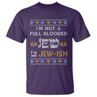 Funny Jewish T Shirt I'm Not Full Blooded Jew I'm Jewish Chanukah Ugly Hanukkah - Wonder Print Shop