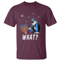 Hanukkah Cat T Shirt What Hanukkah Cat Funny Chanukah Jewish Women Girls Kids - Wonder Print Shop
