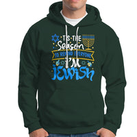 Tis The Season To Remind Everyone Im Jewish Funny Hanukkah Hoodie - Wonder Print Shop