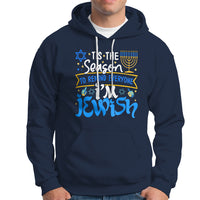 Tis The Season To Remind Everyone Im Jewish Funny Hanukkah Hoodie - Wonder Print Shop