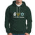 Peace Love Hanukkah Retro Chanukah Jewish Menorah Star of David Hoodie - Wonder Print Shop