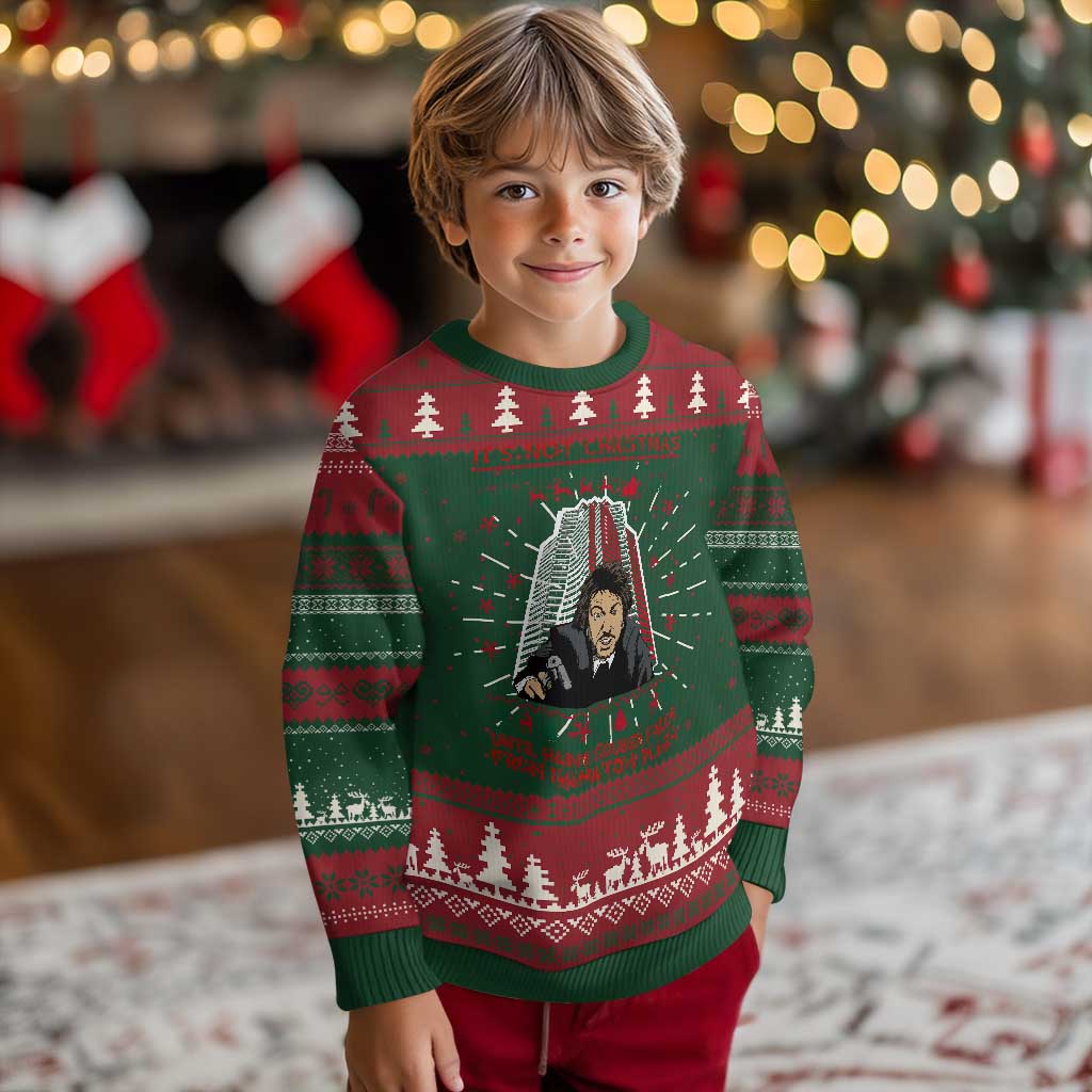 Nakatomi Plaza 1988 Ugly Christmas Sweater It's Not Christmas Until Hans Gruber Fall Xmas Eve Party - Wonder Print Shop