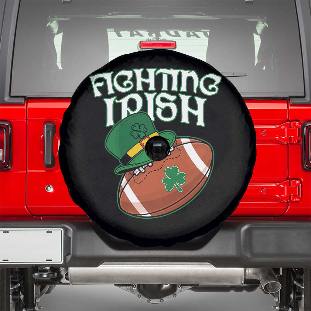 Fighting Irish Spare Tire Cover Football Shamrock St Patricks Spirit Classic Vintage