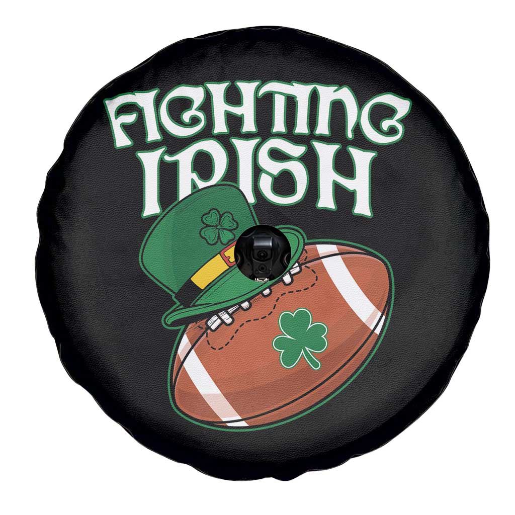 Fighting Irish Spare Tire Cover Football Shamrock St Patricks Spirit Classic Vintage
