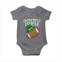 Fighting Irish Baby Onesie Football Shamrock St Patricks Spirit Classic Vintage