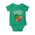 Fighting Irish Baby Onesie Football Shamrock St Patricks Spirit Classic Vintage