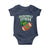 Fighting Irish Baby Onesie Football Shamrock St Patricks Spirit Classic Vintage