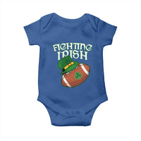 Fighting Irish Baby Onesie Football Shamrock St Patricks Spirit Classic Vintage