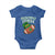 Fighting Irish Baby Onesie Football Shamrock St Patricks Spirit Classic Vintage