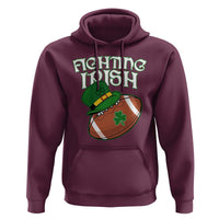 Fighting Irish Hoodie Football Shamrock St Patricks Spirit Classic Vintage