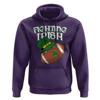 Fighting Irish Hoodie Football Shamrock St Patricks Spirit Classic Vintage