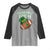 Fighting Irish Raglan Shirt Football Shamrock St Patricks Spirit Classic Vintage