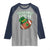 Fighting Irish Raglan Shirt Football Shamrock St Patricks Spirit Classic Vintage