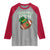 Fighting Irish Raglan Shirt Football Shamrock St Patricks Spirit Classic Vintage