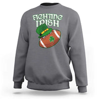 Fighting Irish Sweatshirt Football Shamrock St Patricks Spirit Classic Vintage
