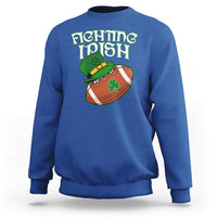 Fighting Irish Sweatshirt Football Shamrock St Patricks Spirit Classic Vintage