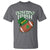 Fighting Irish T Shirt Football Shamrock St Patricks Spirit Classic Vintage