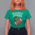 Fighting Irish T Shirt For Women Football Shamrock St Patricks Spirit Classic Vintage