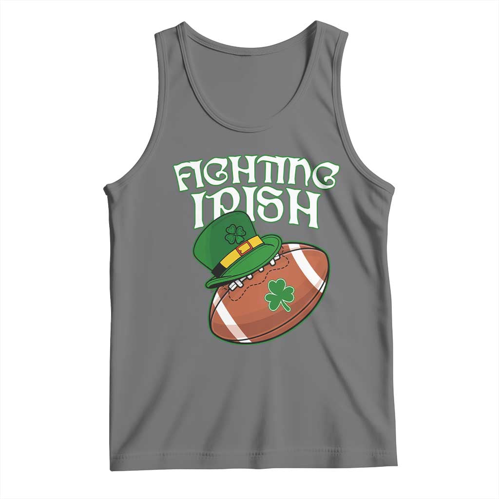 Fighting Irish Tank Top Football Shamrock St Patricks Spirit Classic Vintage