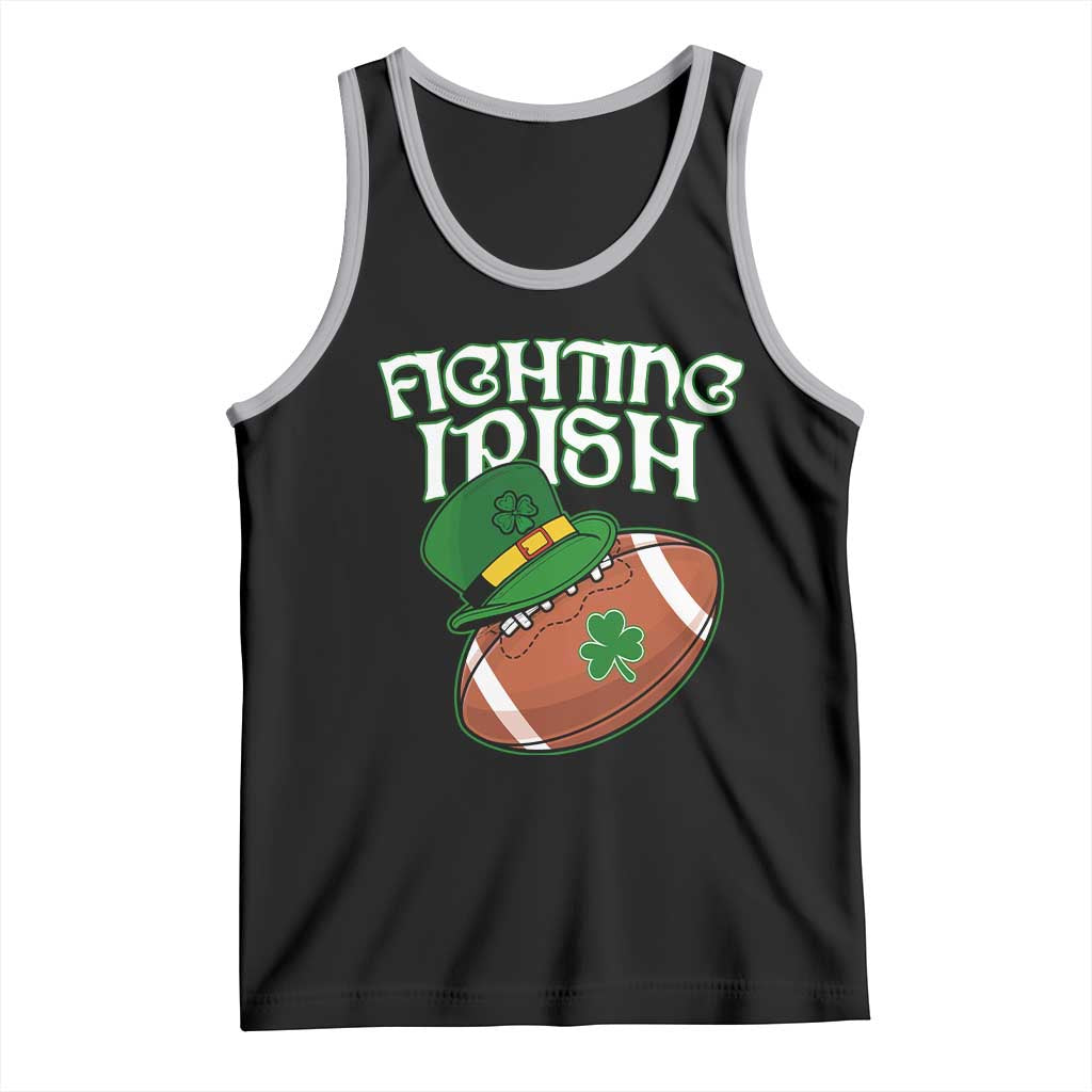 Fighting Irish Tank Top Football Shamrock St Patricks Spirit Classic Vintage