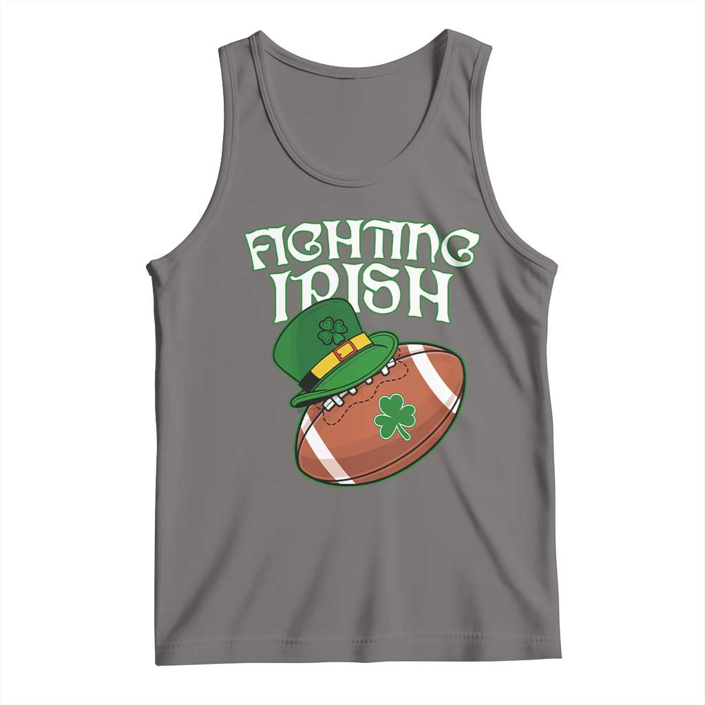 Fighting Irish Tank Top Football Shamrock St Patricks Spirit Classic Vintage