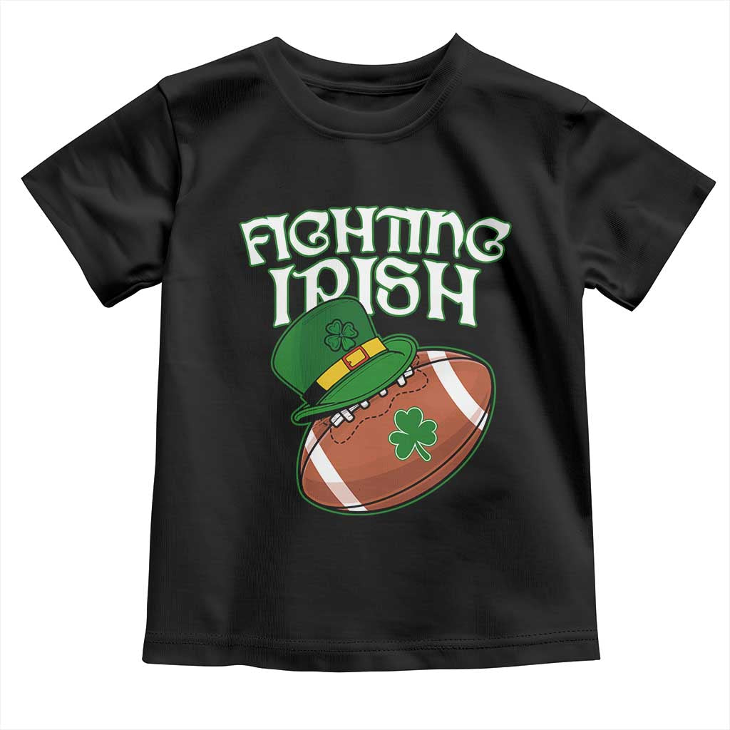 Fighting Irish Toddler T Shirt Football Shamrock St Patricks Spirit Classic Vintage