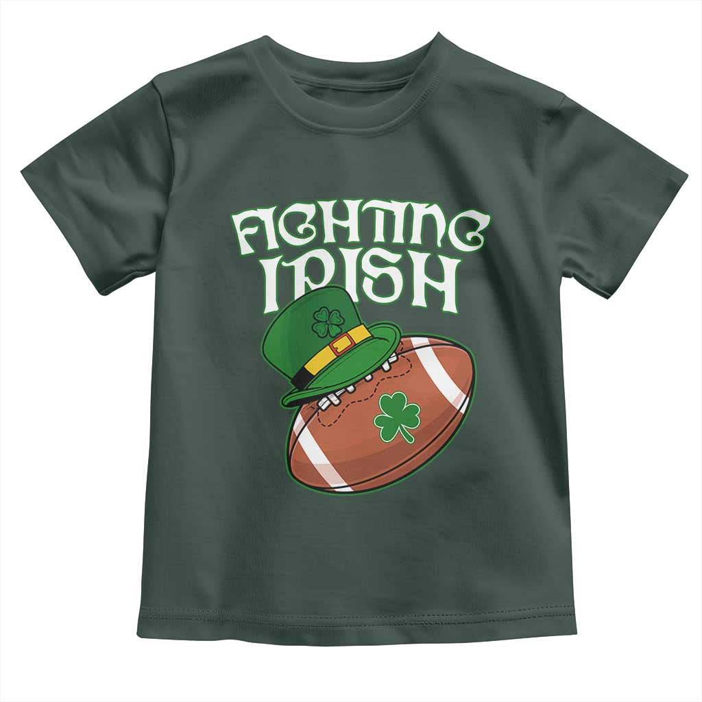 Fighting Irish Toddler T Shirt Football Shamrock St Patricks Spirit Classic Vintage