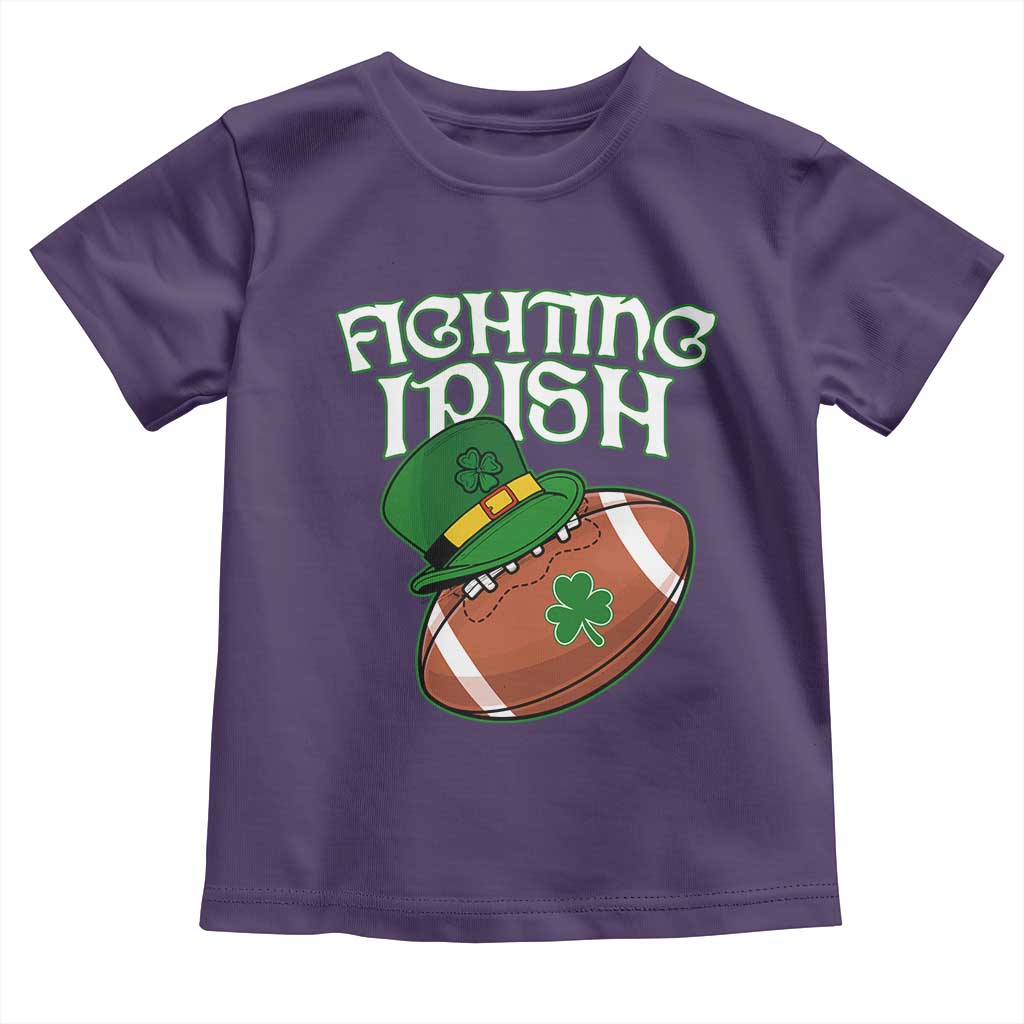 Fighting Irish Toddler T Shirt Football Shamrock St Patricks Spirit Classic Vintage