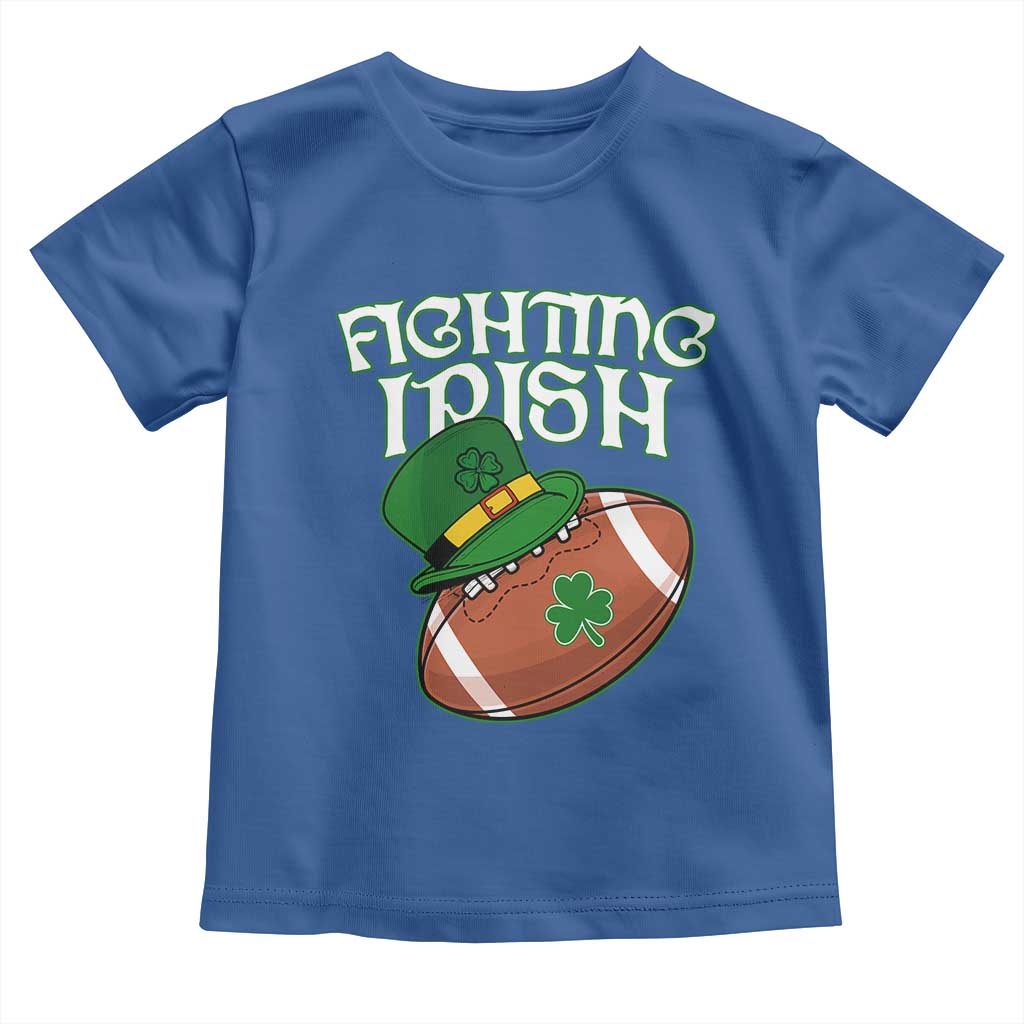 Fighting Irish Toddler T Shirt Football Shamrock St Patricks Spirit Classic Vintage