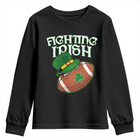 Fighting Irish Youth Sweatshirt Football Shamrock St Patricks Spirit Classic Vintage