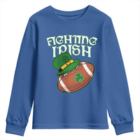 Fighting Irish Youth Sweatshirt Football Shamrock St Patricks Spirit Classic Vintage