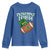 Fighting Irish Youth Sweatshirt Football Shamrock St Patricks Spirit Classic Vintage