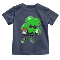 St Patricks Day Shamrock Playing Football Toddler T Shirt Cute Gift for Sports Lovers