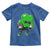St Patricks Day Shamrock Playing Football Toddler T Shirt Cute Gift for Sports Lovers