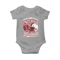 Indiana Pride Football Lover Baby Onesie Retro IN for Sport Fans