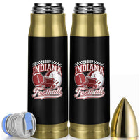 Indiana Pride Football Lover Bullet Tumbler Retro IN for Sport Fans