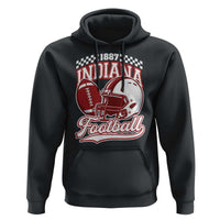 Indiana Pride Football Lover Hoodie Retro IN for Sport Fans
