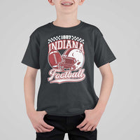 Indiana Pride Football Lover T Shirt For Kid Retro IN for Sport Fans