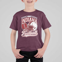 Indiana Pride Football Lover T Shirt For Kid Retro IN for Sport Fans