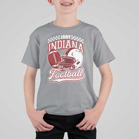 Indiana Pride Football Lover T Shirt For Kid Retro IN for Sport Fans