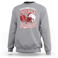 Indiana Pride Football Lover Sweatshirt Retro IN for Sport Fans